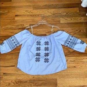 Off the shoulder top